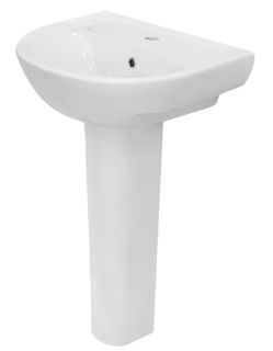 Раковина пьедестальная Sanita Эталон 55см белый